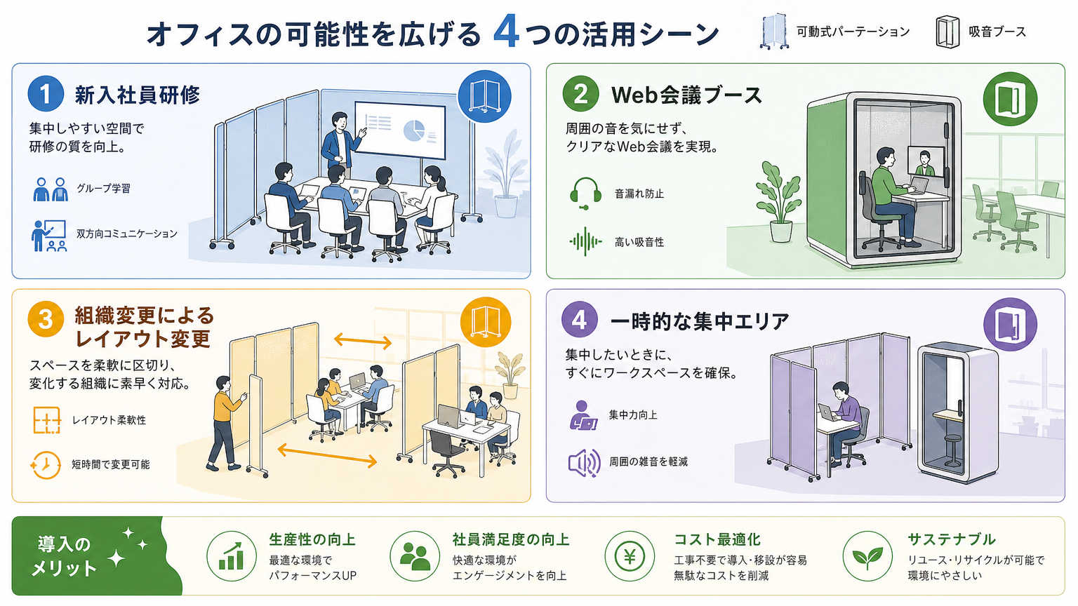 集中と協働のゾーニングの活用事例